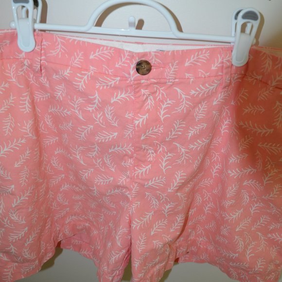 Old Navy Soft Cotton Shorts Slanted Pockets Pink Salmon Womens Plus Size 16 - Picture 3 of 8